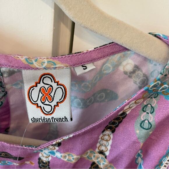 Sheridan French Asymmetrical Hem Purple Women's Dress - Picture 4 of 5